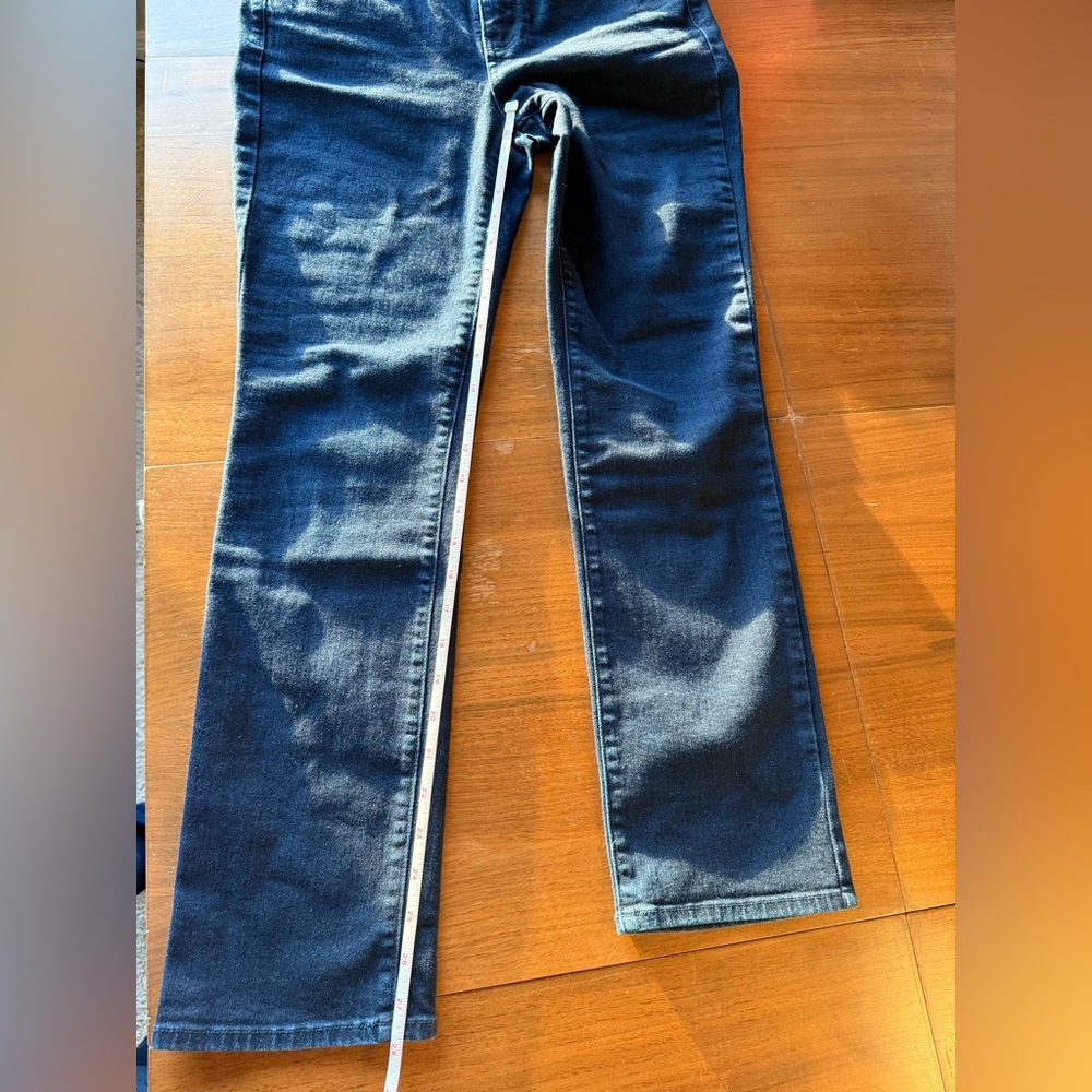 NYDJ Women's Blue Sheri Slim Leg Jeans dark wash - Picture 8 of 14